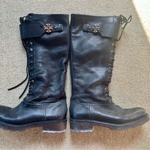 Gorgeous Tory Burch Black Tall Riding Boots - Size 9 1/2, Minimally Worn, In EUC